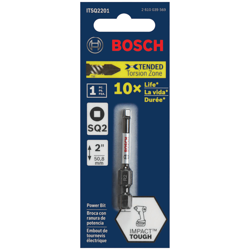 SQ2 IMPACT TOUGH™ POWER BIT - 2"