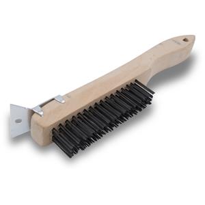 WIRE BRUSH W/ SCRAPER