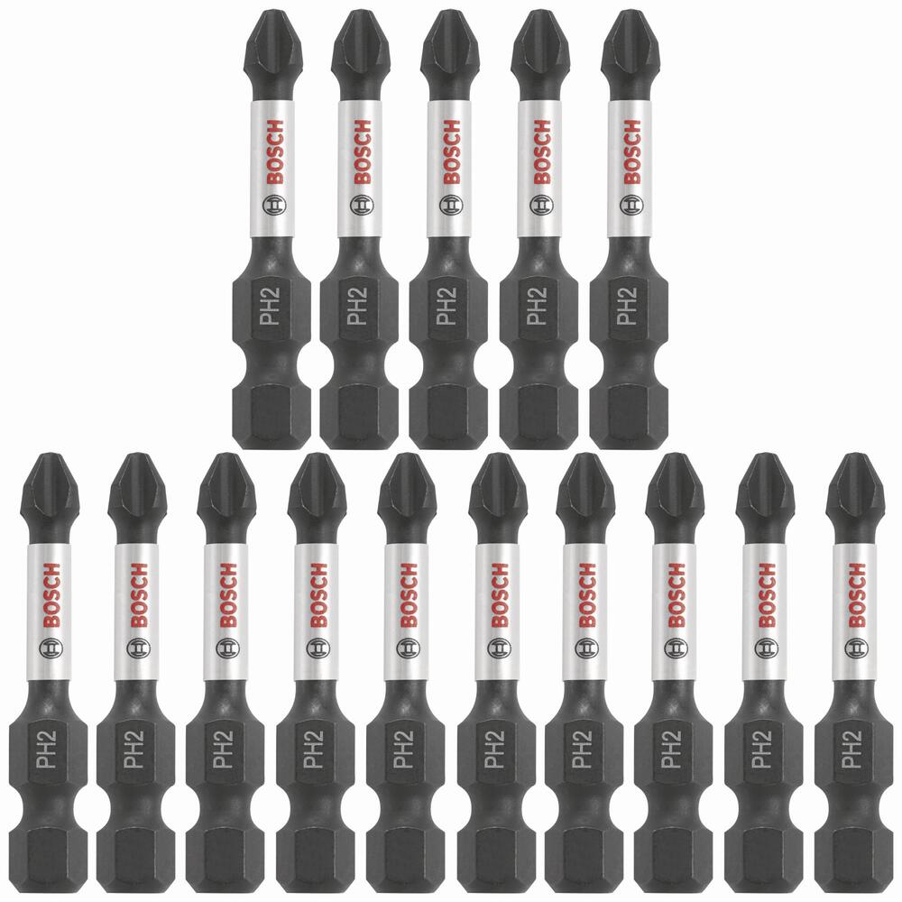 PHILLIPS PH2 - IMPACT TOUGH™ POWER BITS - 15 PACK