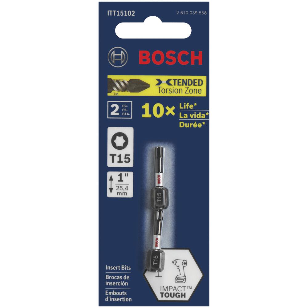 TORX #15 - IMPACT TOUGH™ INSERT BITS