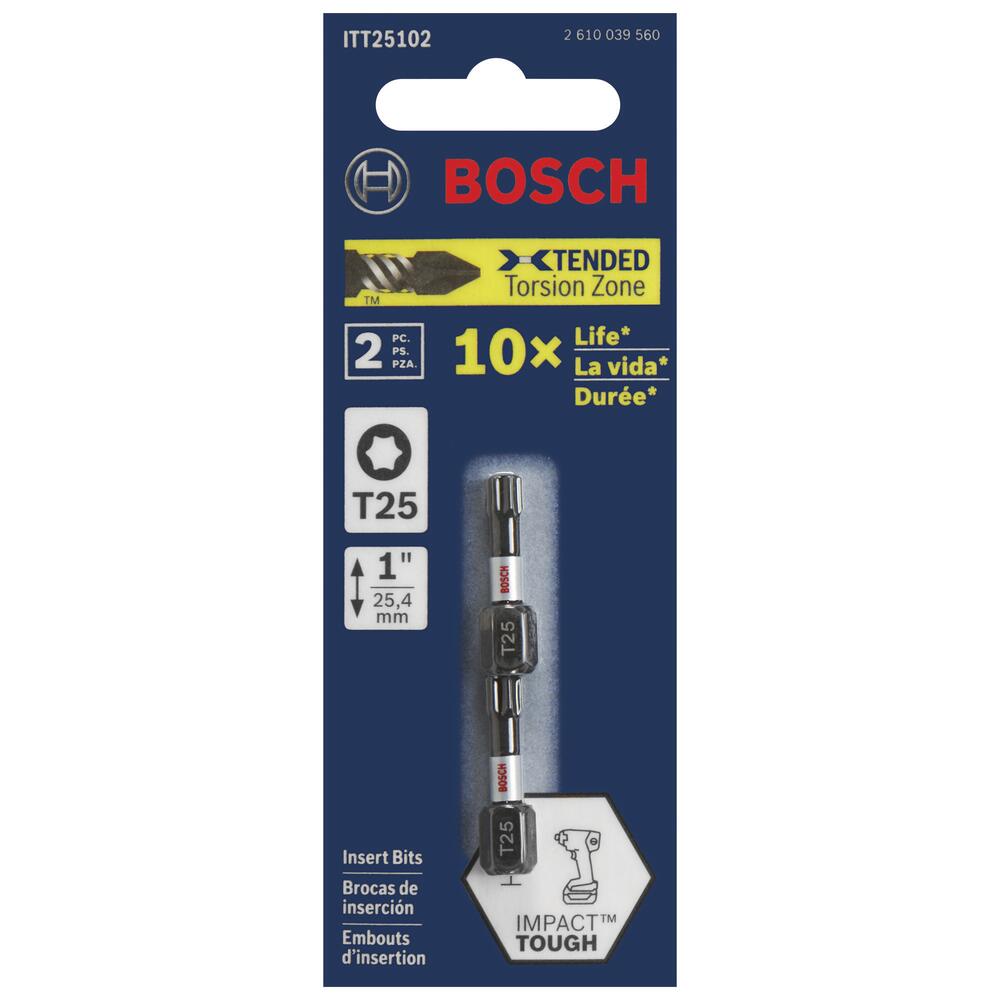 TORX #25 - IMPACT TOUGH™ INSERT BITS