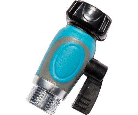 Single Outlet Adaptor (1 / Plastic / Metal - Blue and Black)