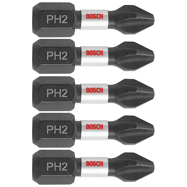 PHILLIPS IMPACT TOUGH™ POWER BITS - 5 PACK