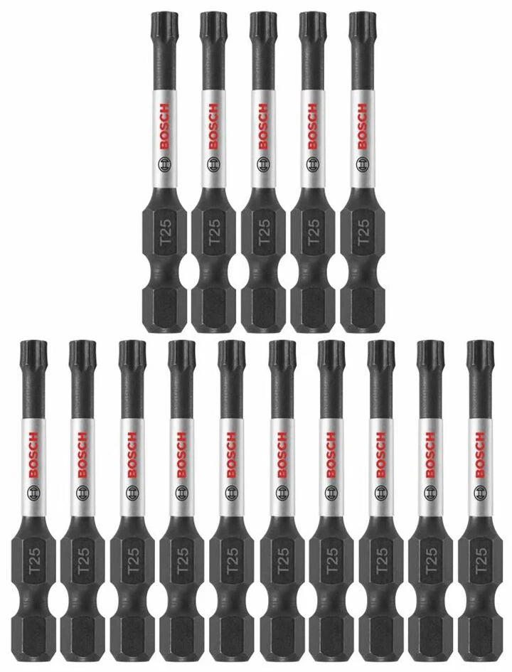 TORX #25 - IMPACT TOUGH™ INSERT BITS - 15 PACK