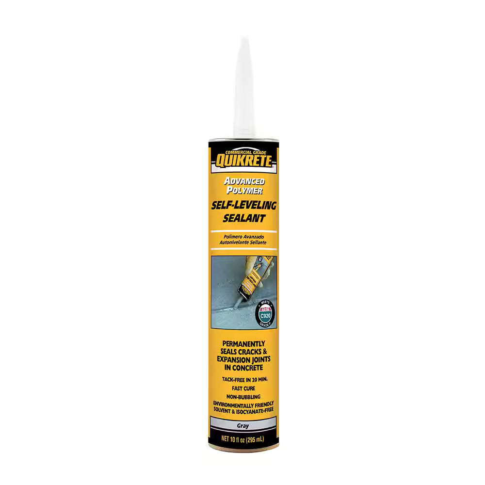 QUIKRETE ADVANCED POLYMER SELF-LEVELING SEALANT - GRAY 10oz