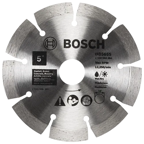 5" STANDARD SEGMENTED RIM DIAMOND ABRASIVE BLADES