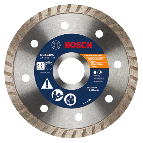 4 1/2" TURBO RIM DIAMOND BLADE